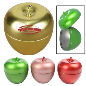 Apple Shaped Candy Container Christmas Candle Jar | https://www.bestnamebadges.com