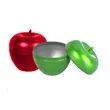Apple Shaped Candy Container Christmas Candle Jar | https://www.bestnamebadges.com