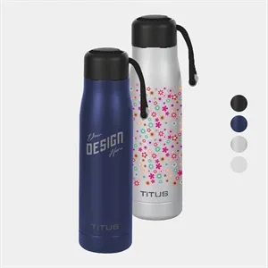 Premium 17 oz TiTUS® Stainless Steel Insulated Sports Bottle | https://www.bestnamebadges.com