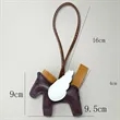 Pu Leather Keychain Pegasus Pendant Bag | https://www.bestnamebadges.com