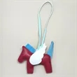 Pu Leather Keychain Pegasus Pendant Bag | https://www.bestnamebadges.com