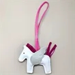 Pu Leather Keychain Pegasus Pendant Bag | https://www.bestnamebadges.com