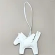 Pu Leather Keychain Pegasus Pendant Bag | https://www.bestnamebadges.com