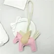 Pu Leather Keychain Pegasus Pendant Bag | https://www.bestnamebadges.com