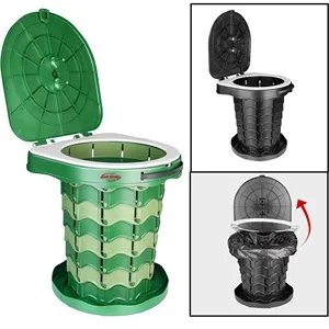 Foldable Toilet Portable Outdoor Camping Supplies | https://www.bestnamebadges.com