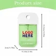 Power Mist Hand Sanitizer Spray within Silicone Case | https://www.bestnamebadges.com