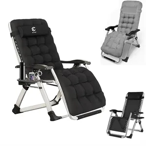 Zero Gravity Folding Lounge Chair with Removable Cushion | https://www.bestnamebadges.com