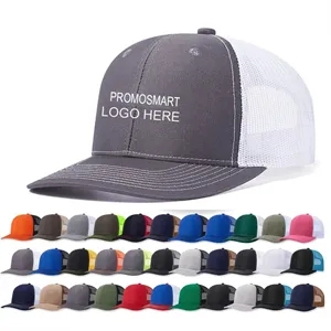 6 Panel Premier 112 Trucker Cap | https://www.bestnamebadges.com