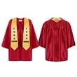 Kindergarten Graduation Gown Grad Cap Set for Kids | https://www.bestnamebadges.com