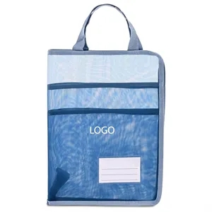 A4 Size Transparent Lightweight Nylon File Folder | https://www.bestnamebadges.com