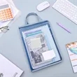 A4 Size Transparent Lightweight Nylon File Folder | https://www.bestnamebadges.com