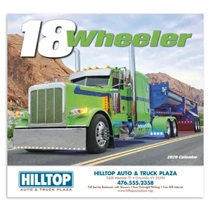 Products 18-Wheeler Wall Appointment Calendar - Stapled | https://www.bestnamebadges.com