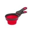 Collapsible Pet Food Scoop & Clip | https://www.bestnamebadges.com