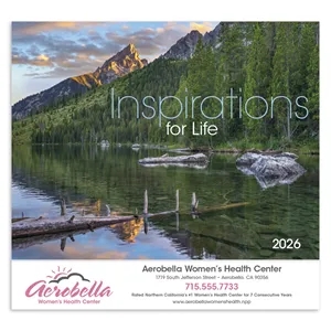 Good Value™ Inspirations for Life - Stapled Calendar | https://www.bestnamebadges.com
