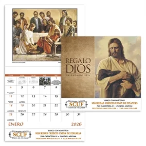 Good Value™ Regalo de Dios - Stapled Calendar | https://www.bestnamebadges.com
