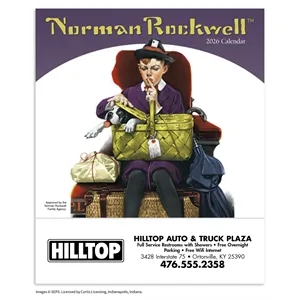 Products Norman Rockwell Mini Calendar | https://www.bestnamebadges.com