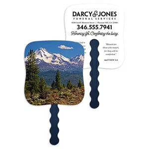 Skinner & Kennedy® Peak Reflections - Pictorial Fan | https://www.bestnamebadges.com