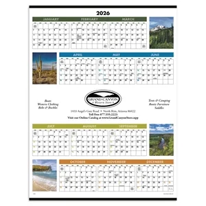Triumph® Calendars Scenic Span-A-Year Calendar | https://www.bestnamebadges.com