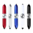 Relief Stress Spinning Fidget Ballpoint Pen With LED Light | https://www.bestnamebadges.com
