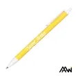 Value Slim Pen w/Glossy Colored Barrel - Matte White Accent | https://www.bestnamebadges.com