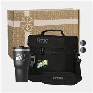 RTIC® Essential Tumbler & 8-Can Soft Pack Cooler Gift Set | https://www.bestnamebadges.com