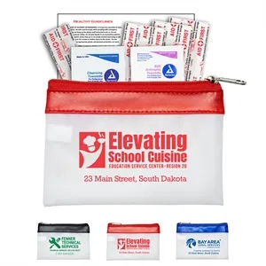 7 Piece First Aid Kit in Zipper Pouch