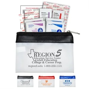 16 Piece First Aid Kit in Zipper Pouch