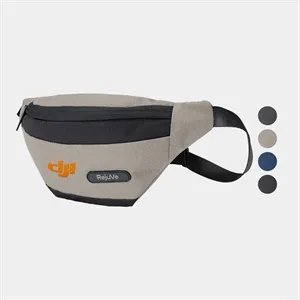 RejuVe® Milano Recycled Heather Modern Waist Fanny Pack | https://www.bestnamebadges.com