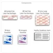 10 Piece First Aid Kit in Zipper Pouch | https://www.bestnamebadges.com