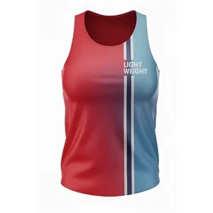 Women's 160G Lightweight Jersey Style Tank Top Sublimated