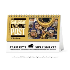 Triumph® Calendars The Saturday Evening Post Desk Calendar | https://www.bestnamebadges.com