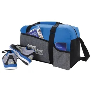 Atchison® Two-Tone Center Court Duffel | https://www.bestnamebadges.com