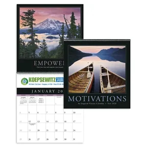 Triumph® Calendars Motivations Calendar | https://www.bestnamebadges.com