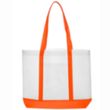Trim Color Non-Woven Tote Bag | https://www.bestnamebadges.com