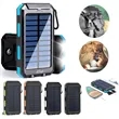Portable 10000ml Solar Power Bank | https://www.bestnamebadges.com