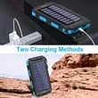 Portable 10000ml Solar Power Bank | https://www.bestnamebadges.com