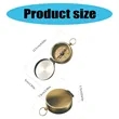 Pocket Watch Compass with Keyring Outdoor Survival Tool | https://www.bestnamebadges.com