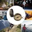 Pocket Watch Compass with Keyring Outdoor Survival Tool | https://www.bestnamebadges.com