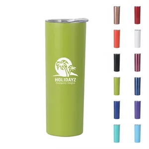 20 Oz Stainless Steel Insulated Tumbler W/ Slid Lid