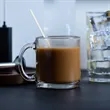Glass Coffee Mug 13 oz. | https://www.bestnamebadges.com