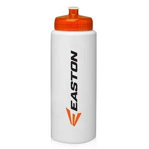 32 oz. HDPE Plastic Sports Water Bottles | https://www.bestnamebadges.com