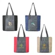 Kenmore Heathered Polyester Event Tote | https://www.bestnamebadges.com