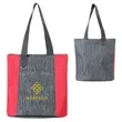 Kenmore Heathered Polyester Event Tote | https://www.bestnamebadges.com