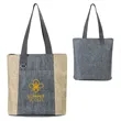 Kenmore Heathered Polyester Event Tote | https://www.bestnamebadges.com