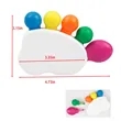 Five Colors Highlighter Marker Pen | https://www.bestnamebadges.com