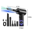 Portable Multi - Tool Rechargeable Air Duster Vacuum Cleaner | https://www.bestnamebadges.com
