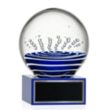Tranquility Award on Hancock Base - Blue | https://www.bestnamebadges.com