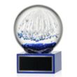 Starburst Award on Hancock Base - Blue | https://www.bestnamebadges.com
