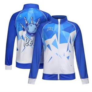 Athletic Full Zip Raglan Training Jacket With Sublimation