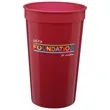22 oz. Large Plastic Stadium Cup w/ Custom Imprint | https://www.bestnamebadges.com